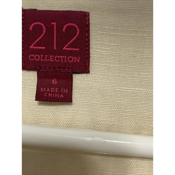 212 COLLECTION Women’s Size 6 Dress Tunic Linen Sleeveless Summer - Picture 3 of 9